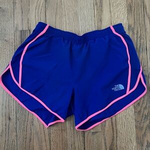 The North Face Running Shorts - Athletic Blue/Pink - Small